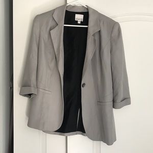 Bebe Blazer in Grey, Size 6